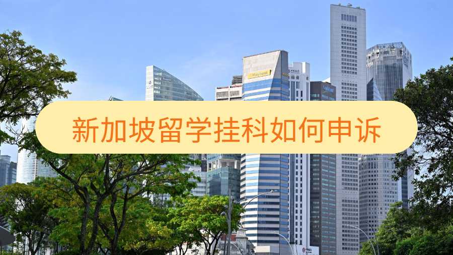 新加坡留學掛科如何申訴