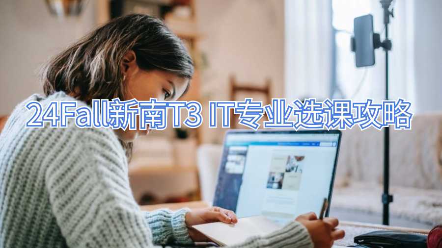 24Fall新南T3 IT專業(yè)選課攻略