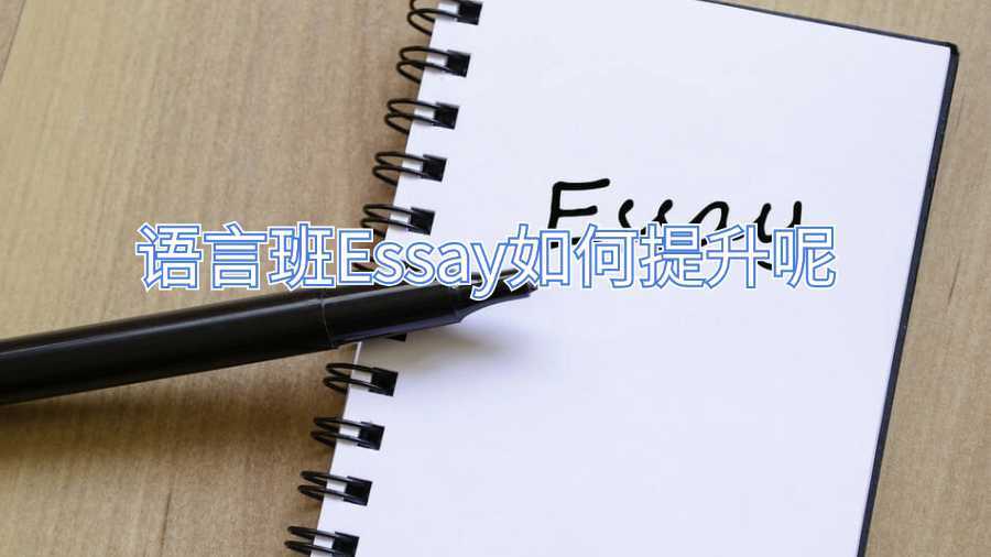 語(yǔ)言班Essay如何提升呢